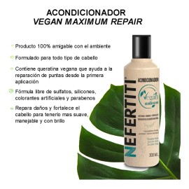 Kit Shampoo + Acondicionador Sin Sulfato Sin Parabenos Vegan