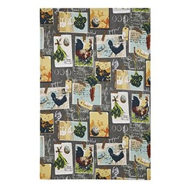 Chalkboard Chickens Tea Towel