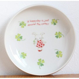 Pottery House Ranran Land, Easy to Scoop, White, 6.7 inches (17 cm), Pack of 2