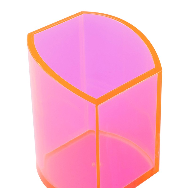 OSCO Neon Acrylic Curved Pen Pot | Pencil Holder |