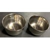 Mcage 4" Lot of 2 Bird Parrot Cage Stainless Steel