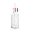Easeen 48 Pack 2oz Clear Glass Dropper Bottles, Eye Dropper