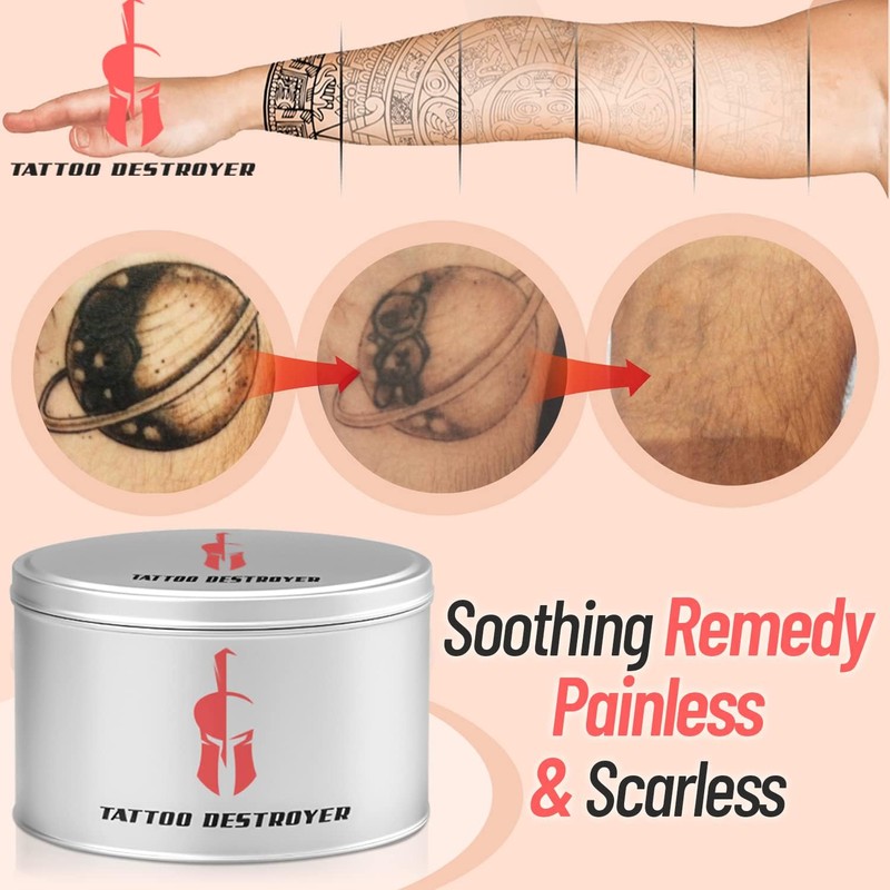 Tattoo Removal Cream Natural Fading system wrecking balm 4 week