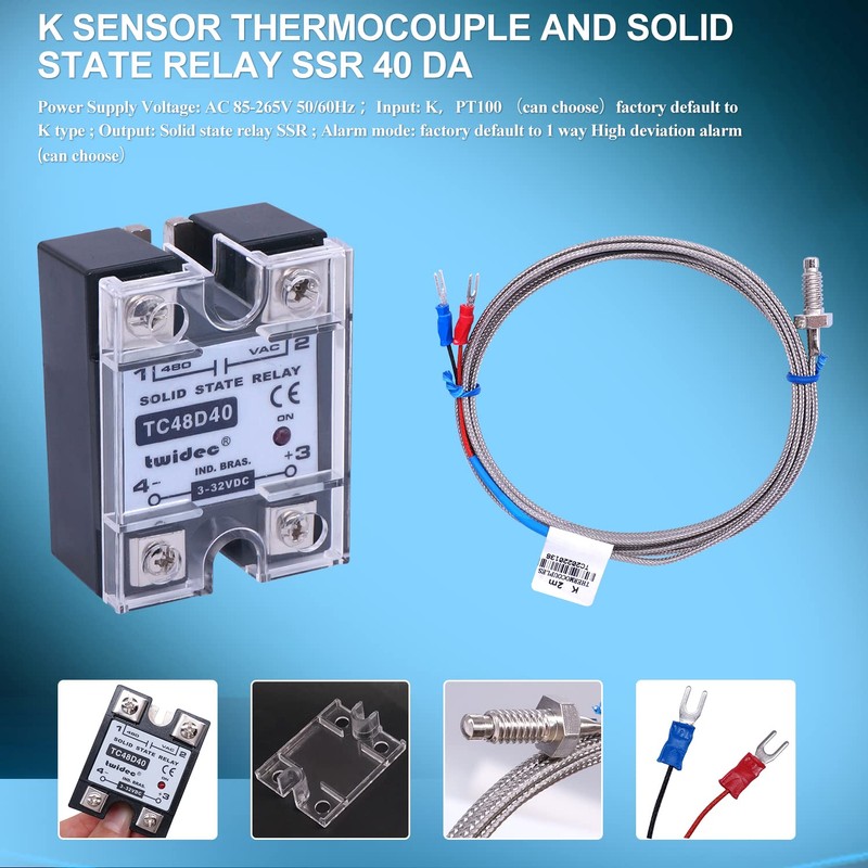 Twidec/MV100-B10 Digital Display PID Temperature Controllers Thermostat Regulator AC 85V