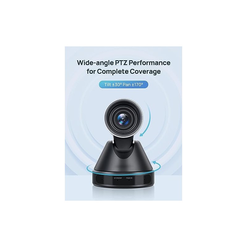 EntherMAXHUB Cámara PTZ, Sistema de cámara de videoconferencia HD 1080p