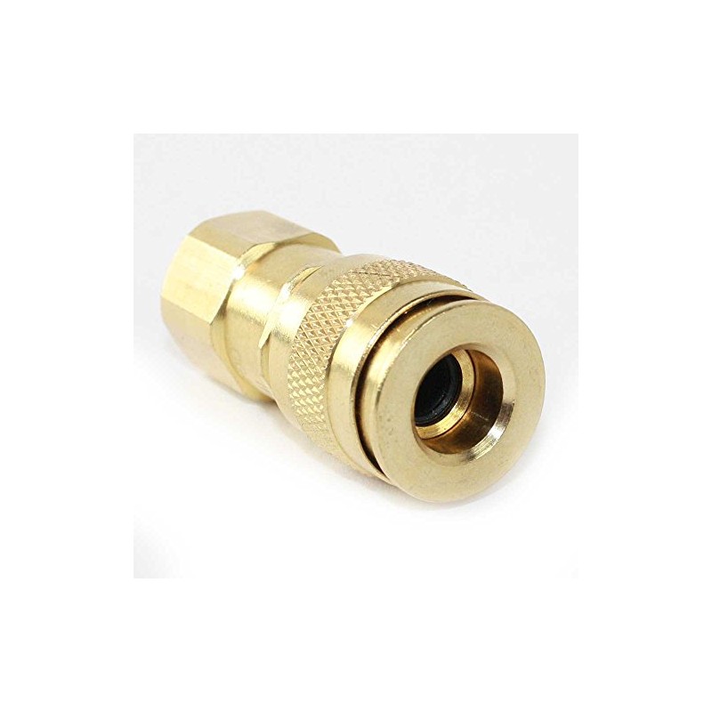 Interstate Pneumatics CG440B 1/4 Inch Universal Brass Coupler x 1/4