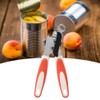Fdit Multifunction Orange&Black Can Opener Stainless Steel Safety Manual Tin
