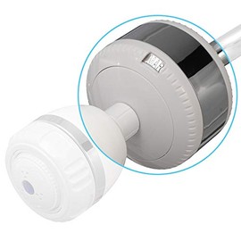 Sprite Industries SL2-WHCT Slim-Line 2 Universal Shower Filter, White with Chrome Trim