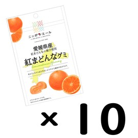 Whole Agriculture Ehime Prefecture Benimai Gummies, 1.4 oz (40 g) x 10 Bags