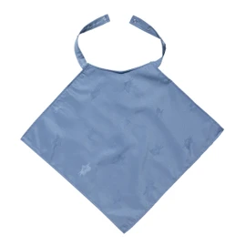 MIP Napkin Style Dignified Adult Clothing Protector, 45x45cm, Blue