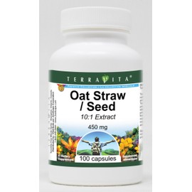 Oat Straw/Seed 10:1-450 mg (100 Capsules, ZIN: 520982) - 3 Pack