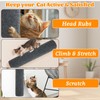LDHHYH 35" Wall Mounted Cat Scratcher, Sisal Scratching Post, Cat