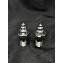 Old Iron Parts Co. 35mm Drop Top Fork Caps. Custom Harley Chopper