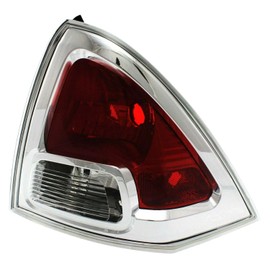 OKOVO Right Passenger Side Red Clear Lens Without Bulb Assembly Lamp Replacement Turn Signal Tail Light Taillight for Ford for Fusion 2006-2009 9607999