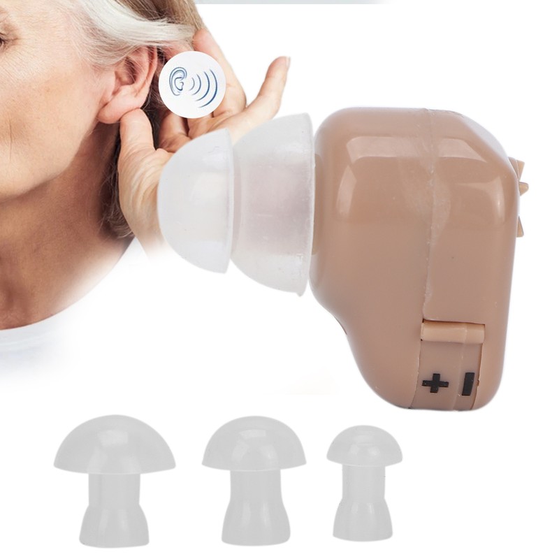 Mini Sound Amplifier Noise Reduction Soft Silicone Wireless Elderly Ear