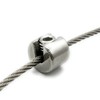 Clamp Stopper, Stop Clamp, Stainless Steel V4A, Wire Rope Diameter