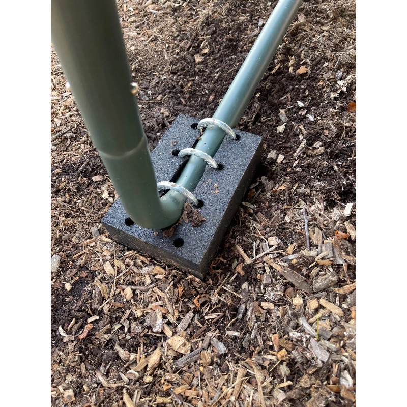 Level Dry Trampoline anchors and leveling System Starter Set 2