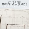 Gallery Leather Pocket Monthly Planner 2026, Elegantly Bound Calendar Planner