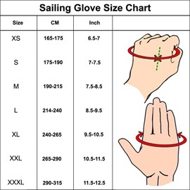 MRX Sailing Gloves Fishing Kayak Gloves for Men & Women Rowing Water Ski Canoe Paddle Gloves Sailing Gear Women Paddling Gloves Short Finger Sailing Kayaking Gloves (Black/Red, L), Large