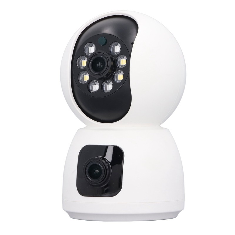 Dual Lens Security Camera Wireless 1080P 2 Way Talk Baby