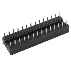 Youmile 50PACK DIP IC-Sockel 28Pin Narrow 2 Row 2,54 mm IC-Sockel Adapter Solder Type Socket