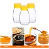 sourcing map 2pcs Plastic Honey Bottles 3.7oz 108ml Squeeze Honey
