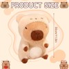 HOVCEH Capybara Plush Toy, 30 cm Capybara Cuddly Toy, Cute