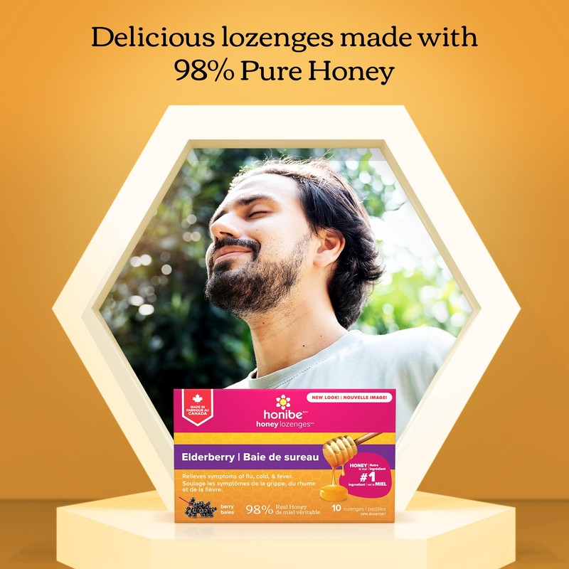 Honibe 100% Pure Honey Lozenges | Made in Canada |
