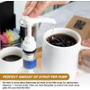10 Pcs Gold Coffee Syrup Pump, Compatible with 25.4 Oz/750ml