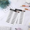 12 Sheets 4D Hair-Like Eyebrow Stickers Waterproof Eyebrow Transfers Stickers