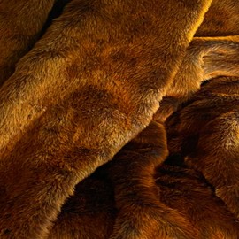 Per Yard, Animal Faux Fur, Yardage, Fake Fur, Craft Fur, Cosplay Costume Fur, Red Brown Fox, Wolf, Coyote, Grizzly Bear, Rug, Throw Blanket, Closeout Material, Fabric