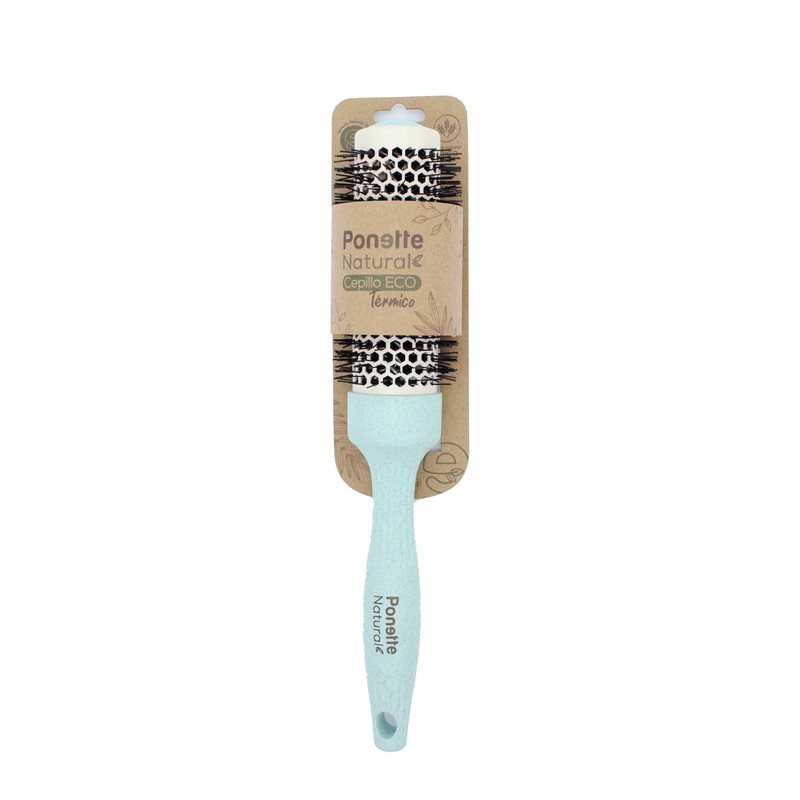 PONETTE Natural – Thermobürste, rund, ECO aus Aluminium mit Keramikbeschichtung,