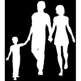 Ranger Products Family Stickers Mom Dad Son Husband Wife Kid Boy Window - Die Cut Vinyl Decal for Windows, Cars, Trucks, Tool Boxes, laptops, MacBook - virtually Any Hard, Smooth Surface