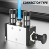 TAILONZ PNEUMATIC 1/4 Inch BSP Plastic Muffler Solenoid Valve Muffler