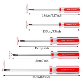5 Piece Triwing Screwdriver Set, Magnetic Tri Wings Screwdriver Bits Y00 (2.0 mm) Y0 (3.0 mm) Y1 (4.0 mm) Y2 (5.0 mm) Y3 (6.0 mm) Y Screwdriver Repair Tool
