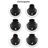 Andux 2pcs/Pack Long Neck Golf Hybrid Club Head Covers Interchangeable