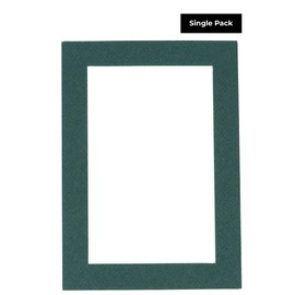 20x24 Mat Bevel Cut for 16x20 Photos - Acid Free Forest Green Precut Matboard - for Pictures, Photos, Framing - 4-ply Thickness