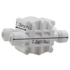 CChiai 1/4 Inch White Plastic Quick Connect Water System Automatic