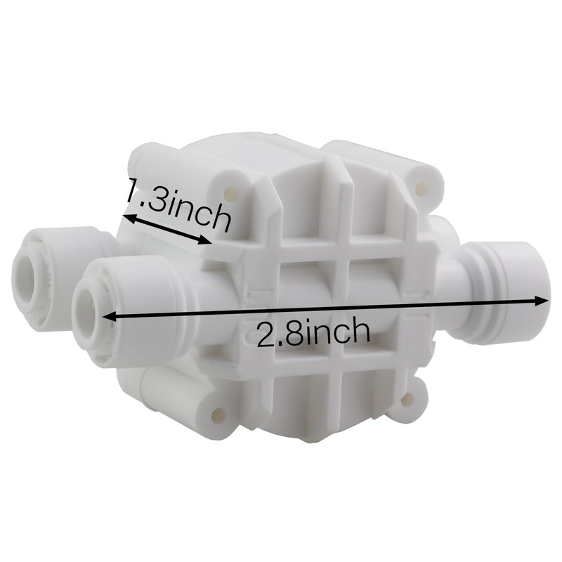 CChiai 1/4 Inch White Plastic Quick Connect Water System Automatic