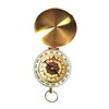 Sosoport Elegant Copper Compass Pendant Compact Design for Hiking Camping
