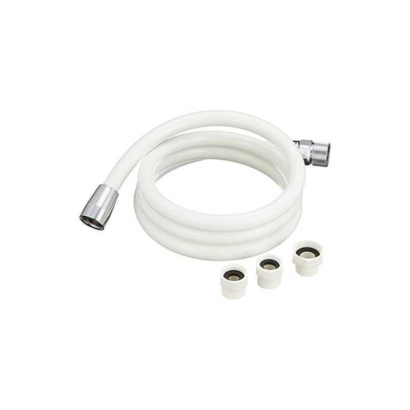 KVK PZKF2SSIL-2 Water Saving Shower Hose, White, 3.6 ft (1.6