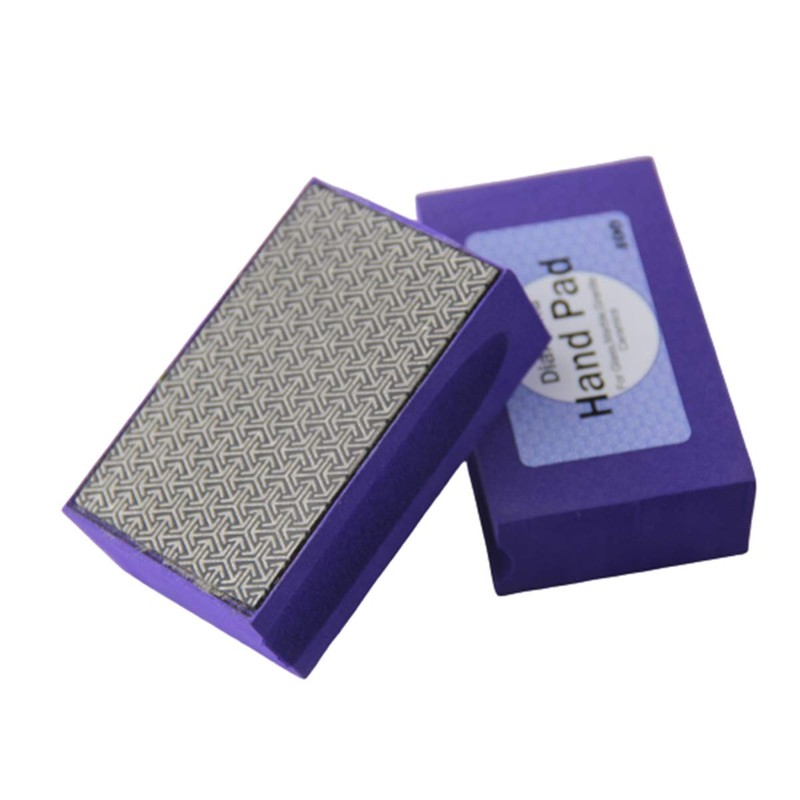 Diamond Hand Pad, 400 Grit Diamond Hand Polishing Pad Electroplated