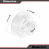Amavoler Seat Quick Stainless Steel Mount Bolt with Nut Kit