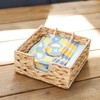 HMF Napkin Holder Braided Made of Water Hyacinth, Napkin Stand