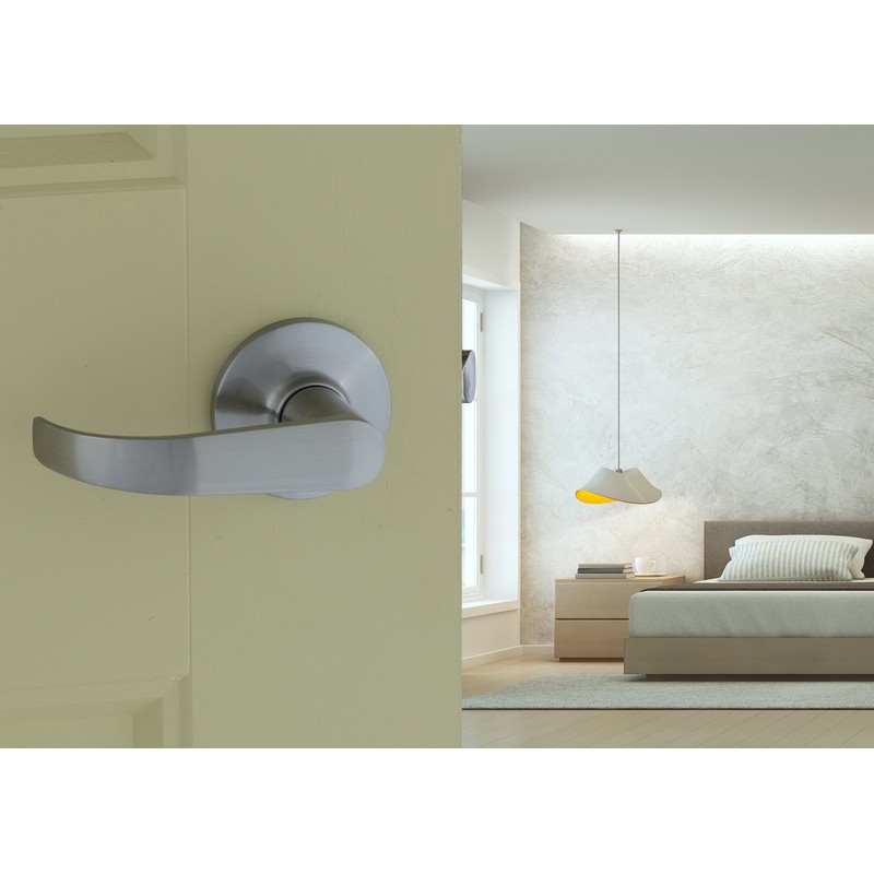 Copper Creek EL1220SS Erin Passage Door Lever, Satin Stainless