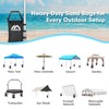 MoKo 4 Pack 120 LBS Zipper Top Sand Bags for