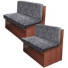 ANARACHON Leather Look RV Camper Dinette Cushion Covers, Washable RV
