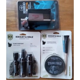 Knight & Hale Lot Of 5 Turkey Call  3-PACK CROW OWL HAWK Surface And  Box Call