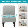 MIFXIN - Funda elástica de punto para silla sin brazos,