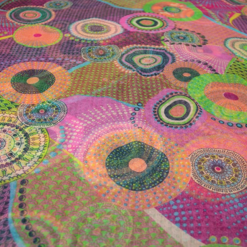 Gloop Women's Scarf Loop Scarf Fine Knit Loop with Ethnic